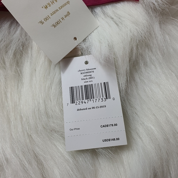 Kate spade CHERRY BLOSSOM SILK OBLONG SCARF - Picture 4 of 5